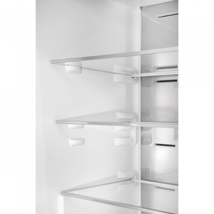 Forno Custodia 48\" Bottom Freezer combo, 20.6 cu.ft., Ice Maker, Total No frost, Black - FFFFD1766-48BLK Refrigerator