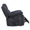 Renner 38 in. Upholstered Manual Rocker Recliner with Lever - Dark Grey | Fauteuil bercant inclinable manuel Renner de 38 po rembourre avec levier - Gris fonce