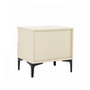 Amara Modern 20" Nightstand in Cream and Light Oak (1-Drawer) | Table de nuit moderne Amara 20" en creme et chene clair (1 tiroir)