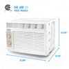 Black+Decker 5,000 BTU Window Air Conditioner - BD05MWT6 | Climatiseur de fenêtre Black+Decker de 5 000 BTU - BD05MWT6