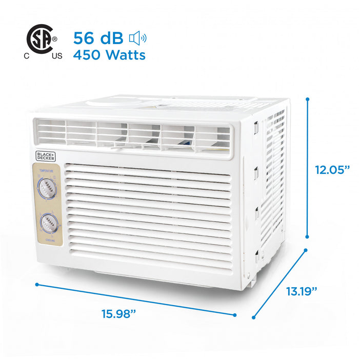 Black+Decker 5,000 BTU Window Air Conditioner - BD05MWT6
