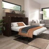 Bestar Pur 75 W Queen Cabinet Bed with Mattress - Black Walnut|Armoire-grand lit Pur de Bestar de 75 po (L) avec matelas – noyer noir