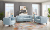 Hydeline Bodie Leather Sofa - Spa Blue|Sofa Bodie de Hydeline en cuir - bleu spa