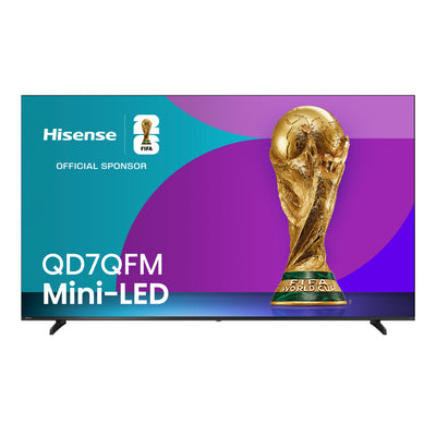HISENSE 85" QD7QFM Mini-LED QLED 4K UHD AI Smart Fire TV (85QD7QFM) | Téléviseur intelligent QLED à Mini DEL HISENSE QD7QFM UHD 4K de 85 po avec IA et Fire TV (85QD7QFM)