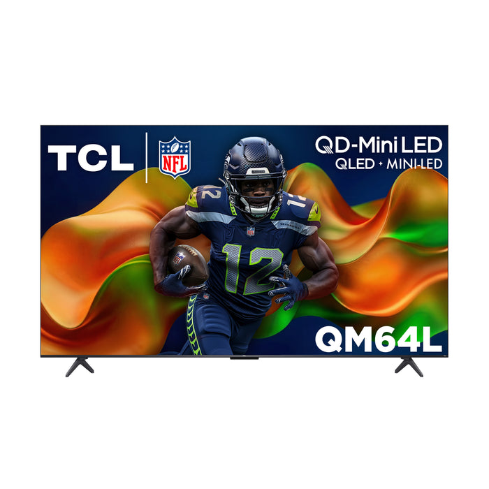TCL 85\" QM64L QD Mini-LED 4K Smart Fire TV (85QM64L) - 2026 Model