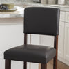 Monaco Faux Leather Counter-Height Stool - Espresso|Tabouret Monaco de hauteur comptoir en similicuir - espresso