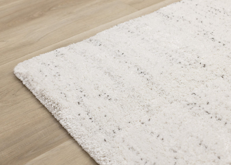 Surrey White Grey Speckled Rug, 6'7\" x 9'6\" Indoor Area Rug