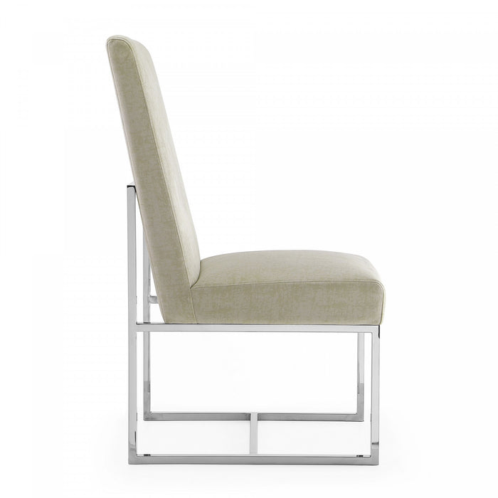 Element Modern 6-Piece Dining Chair Set in Champagne
