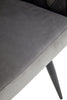 Hildy Accent Dining Arm Chair, Dark Grey Velvet (set of 2) | Chaise de salle à manger avec accoudoirs Hildy en velours gris foncé (ensemble de 2)