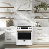 Forno Donatello Espresso 30" Induction Range, White - FFSIN0905-30WHT | Cuisiniere a induction Donatello Espresso de 30 po, blanche – FFSIN0905-30WHT