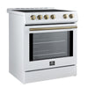 Forno Leonardo Espresso 30" Slide-In Induction Range, White -FFSIN0982-30WHT | Cuisiniere a induction encastrable Leonardo Espresso de 30 po, blanche – FFSIN0982-30WHT