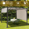 10' X 10' Pergola Kit Metal Frame Gazebo &canopy Cover Patio Furniture Shelter