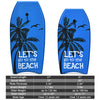 Goplus 41'' Super Lightweight Bodyboard Surfing W/leash Eps Core Boarding Ixpe Blue