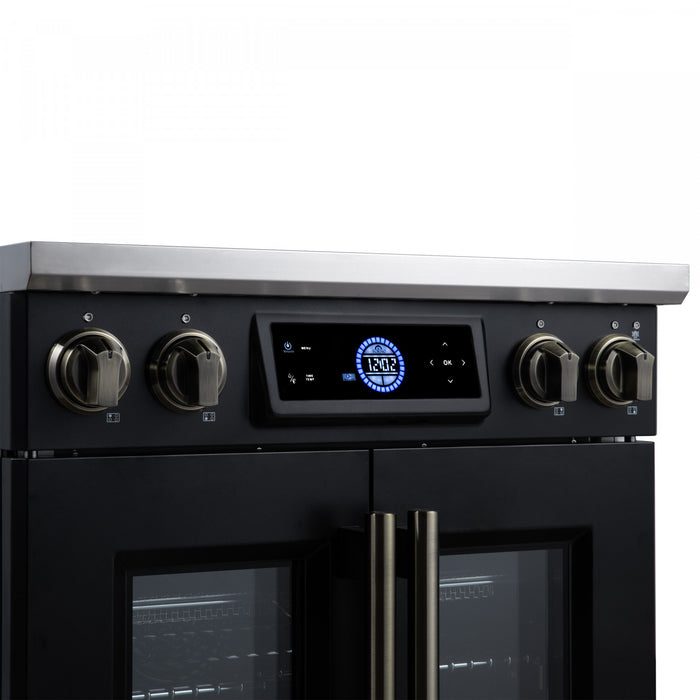 Forno Maximus 30 Inch Induction Range Black, 4.32 cu.ft - FFSIN0932-30BLK Electric Range