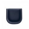 Louvre Mid-Century Modern Metal Upholstered Counter Stool in Black Bar Stool | Tabouret de comptoir rembourre en metal noir style milieu du siecle Louvre