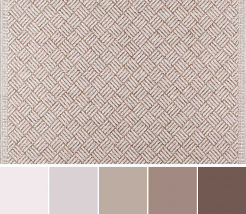 Eve Contemporary 7'10\" x 10'10\" Area Rug in Brown Indoor Area Rug