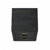 Evelyn Modern 20" Nightstand in Charcoal Gray (3-Drawer) | Table de nuit moderne Evelyn 20" en gris charbon (3 tiroirs)