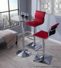 LumiSource Bistro Contemporary Adjustable Round Bar Dining Table - Silver|Table Bistro ronde réglable et contemporaine pour bar ou salle à manger - argentée