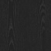 Novara Contemporary 60" Writing Desk in Black (2-Drawer) | Bureau d'ecriture contemporain Novara 60" en noir (2 tiroirs)