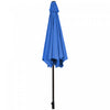 Costway 9Ft Outdoor Market Patio Table Umbrella Push Button Tilt Crank Lift Blue