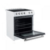 Leonardo Espresso 30" Slide-In Electric Range in White, 5.0 cu. Ft. - FFSEL6022-30WHT | Cuisiniere electrique encastrable Leonardo Espresso 30 po, blanche, 5 pi³ - FFSEL6022-30WHT