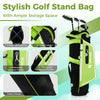 Ultimate Kids Golf Practice Set Junior Complete Golf Club Set For Kids Age 5-7 Years Old Green