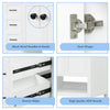 Oakmere 36 Inch Single Sink Bathroom Vanity with Two Doors and Two Drawers, White | Oakmere Meuble-Lavabo Simple 36 po avec Deux Portes et Deux Tiroirs, Blanc