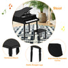 Costway 30-Key Classic Piano Wood w/ Bench & Music Rack Black
