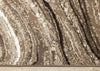 Forte Brown Cream Soothing Waves Area Rug - 5'3" x 7'5"|Carpette Forte brune et crème à motif de vagues apaisantes - 5 pi 3 po x 7 pi 5 po