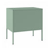 Ava Modern 24" Metal Accent Cabinet in Sage Green | Armoire d’appoint moderne Ava 24" en metal, vert sauge