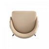 Gracie Modern Metal Vegan Leather Dining Chair in Tan and Black Armoire | Chaise de salle a manger moderne Gracie en metal et cuir vegetalien, coloris beige et noir