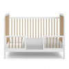 Storkcraft Pasadena 3-in-1 Convertible Crib - White/Driftwood