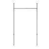 Umbra Anywhere Matte Black Expandable Curtain Rod and Room Divider - 36"-66" | Tringle à rideaux et séparateur de pièce extensible Anywhere de Umbra noir mat - 36 po à 66 po