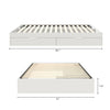 Hunter 2-Drawer Storage Bed Queen Bed | Lit de rangement a deux tiroirs Hunter