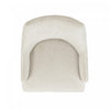 Beever Modern Chenille Wood Armchair in Cream - Set of 2 Dining Chair | Fauteuil moderne Beever en bois et chenille creme - Lot de 2
