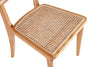 Giverny Industry Chic Wood Dining Chair in Natural - Set of 4 | Chaise de salle a manger en bois style industriel Giverny, finition naturelle - Lot de 4