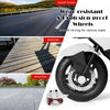 Costway 12v Kids Ride On Motorcycle Electric Motor Bike W/ Training Wheels & Light White