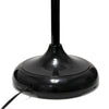 Skye 5 Light Adjustable Gooseneck Floor Lamp, Black & White, 67"H | Skye Lampadaire a 5 lumieres avec cols de cygne reglables, Noir et Blanc, 67 po H