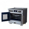 Forno Maximus 36 Inch Induction Range White, 5.36 cu.ft - FFSIN0932-36WHT Electric Range | Cuisiniere a induction Maximus 36 pouces blanche, 5,36 pi³ - FFSIN0932-36WHT
