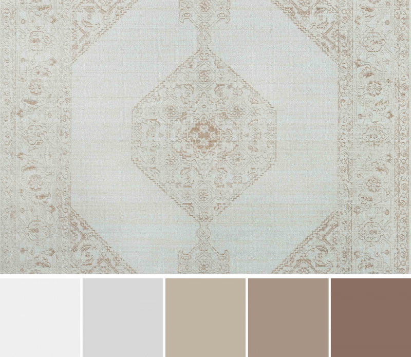 Maude Traditional 9'3\" x 11'10\" Area Rug in Brown Indoor Area Rug