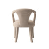 Palmer Mid-Century Modern Upholstered Tweed Armchair in Gold Dust Dining Chair | Fauteuil Palmer style milieu du siecle moderne en tweed dore