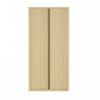 Rivington Modern 38" Bookcase Cabinet in Natural Oak | Armoire bibliotheque moderne Rivington 38" en chene naturel