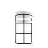 Augusta Modern Metal Upholstered Barstool in White - Set of 2 | Tabouret de bar moderne Augusta en metal et tissu, blanc - Lot de 2