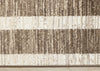 Forte Brown Beige Cream Abstract Geometric Design Area Rug - 5'3" x 7'5"|Carpette Forte brune, beige et crème à motif géométrique abstrait - 5 pi 3 po x 7 pi 5 po