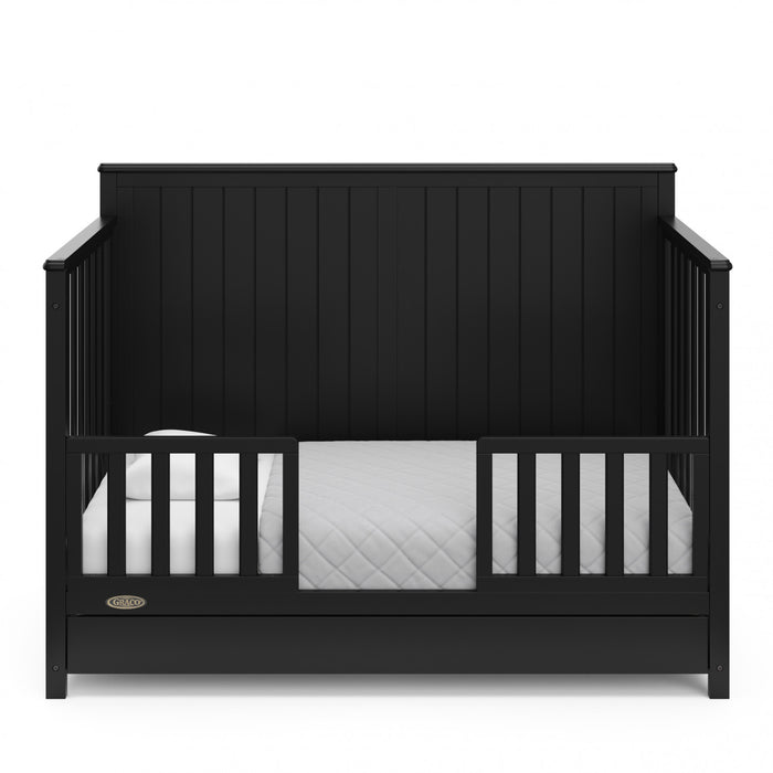 Graco Hadley 5-in-1 Convertible Crib with Drawer - Black