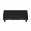 Grace Modern 54" Office Desk in Black and Gold (2-Drawer) | Bureau moderne Grace 54" en noir et or (2 tiroirs)