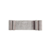 Concord Modern Glam Chenille Accent Bench in Dove | Banc d’appoint moderne glamour en chenille Concord, coloris colombe