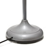 Skye 5 Light Adjustable Gooseneck Floor Lamp, Silver & White, 67"H | Skye Lampadaire a 5 lumieres avec cols de cygne reglables, Argent et Blanc, 67 po H