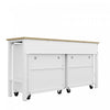 Fortress Modern 3-Piece Garage Set in White Garage Storage | Ensemble de garage moderne Fortress 3 pieces en blanc