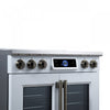 Forno Maximus 36 Inch Induction Range White, 5.36 cu.ft - FFSIN0932-36WHT Electric Range | Cuisiniere a induction Maximus 36 pouces blanche, 5,36 pi³ - FFSIN0932-36WHT